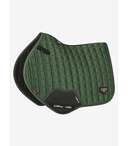 Tapis De Selle LeMieux En Daim Cristal - Contact étroit Noir