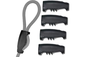 Toldoro 4 Super Sharky Abrazaderas de Cable de 10 mm, Abrazaderas de Cuerda, Tensor Cuerda tendedero, Accesorios para Barcos de Vela, tensores para toldos