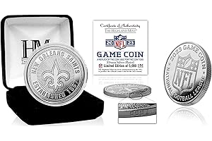 Highland Mint NFL New Orleans Saints 2023 Game Coin (39mm) Münze, Silber