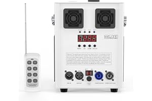 FODEXAZY Nouvelle Version Blanc 700W Machines à Pyrotechniques, étincelle froide de scène avec télécommande Party Halloween Noël Mariage Concert 1PCS