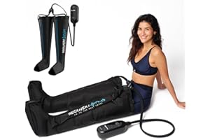 RECOVERY + PLUS GO TO THE NEXT LEVEL RECOVERY PLUS - Maquina Presoterapia para Casa. Botas Presoterapia Piernas. Presoterapia Profesional. Drenaje Linfatico Piernas. Presoterapia en Casa. Masajeador de Piernas. (Talla: M)