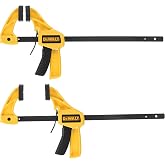 DEWALT DWHT83148 4.5" Small Trigger Clamp, 2-Pack, Yellow