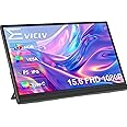 EVICIV Portable Monitor 15.6 Inch 1080P FHD Laptop Monitor with Mini HDMI/Type-C Interface, IPS Display Matte Monitor with 2pcs VESA Hole, External Monitor for PC/PS/Laptop/Phone