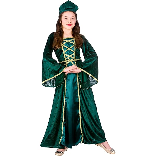 Traje De Pastora Amscan Girls Red Tudor Princess Kids Fancy Dress Costume Age Disfraz Pastorcilla Niña