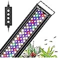 hygger Advanced 24/7 Lighting Cycle LED Aquarium Light Multi-Color Full Spectrum Light with Timer for 30-45 cm Freshwater Planted Tank (18W(45-60cm))