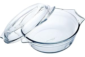 ÔCUISINE Ô cuisine cocotte Ronde en Verre Borosilicate 2,3 l