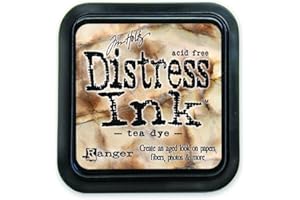 Ranger Tim Holtz Tampone di Inchiostro Distress, Colorante del tè, 7.5x7.5x4 cm 3 unità
