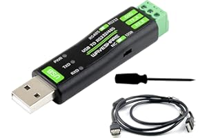 WONRABAI USB to RS232/RS485 Serial Converter Adapter, Onboard Original FT232RNL Chip Stable, Compatible withRaspberry Pi/Jetson Nano/Windows XP/7/8/10/11, etc