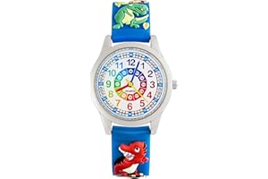 MUXIJIA Kinder Uhren für Jungen ab 3-10 Jahre, Analog Quarz Jungen und Mädchen Armbanduhr, 3D Cartoon Jungen Uhren Silikon Uhrenarmband Kinderuhr