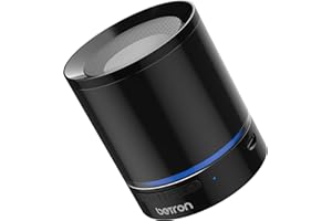 Betron Portable Small Bluetooth Speaker Wireless with Aux for Travel Home iPhone Samsung Phone Tablet Built-In Microphone Rechargeable