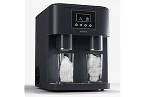 Klarstein Machine a Glacons, Machine à Glacons pour la Maison, Machine a Glacon 1.8 litres, Fonctionnement Rapide, Ice Maker 15kg de Glace, Petits et Grands Glaçons, Machines à Glaçons Autonettoyante