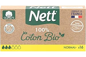 Nett 100% Coton Bio 16 Tampons Normal