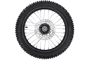 Ausla 14 in Dirt Bike Framhjulsfälg Däck 60/100-14 2.5-14 Montering med 12 mm axel och 190 mm bromsrotor för 110mL 125mL Pit