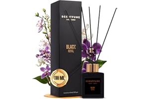 Scentfume® Raumdüfte | 110 ml | Diffusor mit Stäbchen, angenehmer Raumduft mit | Veilchen, Jasmin und Schwarze Orchidee, Zimt | Lang anhaltender Duft für jedes Zimmer, für eine frische Atmosphäre