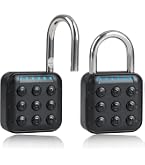 Cadenas à Code 6 Chiffres électronique - IP55 étanche, Goulot Inox 12mm, 10 Codes Stockables, Pour Casier, Gym, école - 4