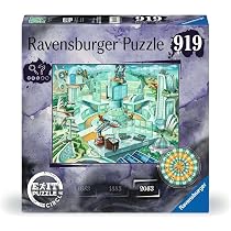 Puzzle EXIT The Circle Ravensburger – 919 Pièces – 70x50 Cm – Escape Room – Année 1683 – Dès 14 Ans – Cadeau Original
