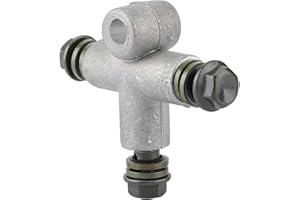 ‎TKSE TKSE Motorrad Bremsleitungs T-Stück, Motorrad Schlauchadapter, Motorrad Hydraulischer Bremsleitung 3 Wege Bremsschlauchadapter Rohrkupplung T-Stück 10mm Schraube für Motorrad ATV Dirt Bike