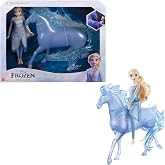 Mattel Disney Karlar &Uuml;lkesi Elsa ve G&uuml;zel Atı Nokk Disney Karlar &Uuml;lkesi oyuncakları, Elsa bebek ve Su Nokk'u fig&uuml;r&uuml; HLW58