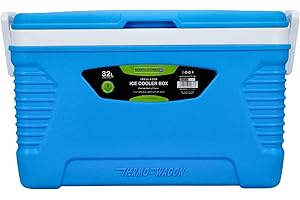 Royalford Insulated Cooler Box - Hot/Cold Freezer Box with Integrated Lock Lid and Carry Handle - Ideal for Beach and Picnic