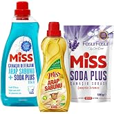 Miss Sıvı &Ccedil;amaşır Deterjanı - Soda Plus - Arap Sabunu 3 l&uuml; Temizlik Seti