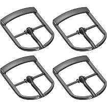 4 Boucles à Rouleau En Métal Doré – Pour Ceintures, Sacs, Artisanat Cuir, Largeur 16 Mm, Réglables