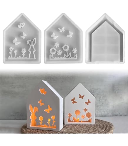 2er Set Schmetterling Silikonformen – DIY Gießformen Für Harz & Gips