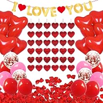 Palloncini A Forma Di Cuore Rosso Su Sfondo Rosa Con Farfalle Biglietto Dauguri Gm1192893536 339094487