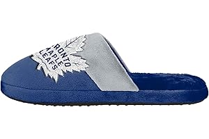 Forever Collectibles UK TORONTO MAPLE LEAFS 2020 COLORBLOCK BIG LOGO SLIPPERS - MENS
