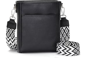 SOGYECS Umhängetasche Damen Kleine Handtasche Damen Crossbody Bag Damen Handytasche Zum Umhängen Bags For Women Schwarz