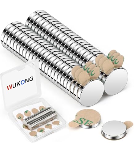 QUARKZMAN 4 Stk Magnet Selbstklebend Rechteckige Extra Stark Kleine Flache Magnete Starke Magnetbefestigung für Büros Magnettafel Küchenschrank