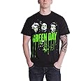 Green Day Men's Drips Short Sleeve T-Shirt, Black, Medium