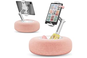 SupeDesk Kindle Halterung Kissen, Tablet Halterung, ipad Ständer, Tablet Ständer, kompatibel mit 4,7-13" Kindle/Telefon/Tablet, verstellbare Handy Halterung für Bett,Sofa,Videos shauen, weich & bequem