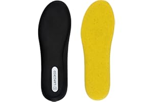 LARGERED Soletta Scarpe Solette in Memory Foam Uomo Donna Solette Sportive Plantare,Soletta Scarpe per Stivali da Lavoro e Scarpe da Passeggio,Assorbimento Degli Urti