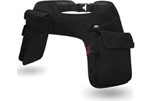 UONEL INDUSTRY Riñonera Tela Doble Riñonera Hippie Algodón Resistente al Sudor - Riñonera Lateral Adiestramiento Perros - Riñonera Trabajo Industria Entrenamiento canino