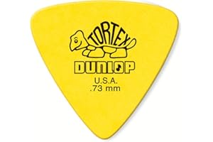 JIM DUNLOP Plektrum Tortex Triangel 0,73mm 6 Stück