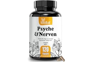 ‎LOODUS Johanniskraut Kapseln - 10000mg Johanniskraut hochdosiert aus 10:1 Extrakt (2 Kapseln) + GABA + L-Tryptophan - 2 Monatsvorrat - pflanzlicher Stimmungsaufheller hochdosiert von loodus®
