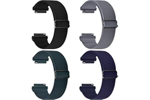 Fullmosa Wasserabweisend Nylon Armband 20mm kompatibel mit Garmin Vivoactive 6/5/3/Venu 2 Plus/Venu SQ, Sport Uhrenarmbänder für Samsung Galaxy Watch 7 6 5 4 40mm 44mm/Watch 6 classic/5 Pro 45mm