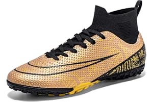 sudorun Scarpe da Calcio Uomo Bambino Turf Scarpe da Calcetto Indoor Ragazzino Ragazzo AG FG TF Calzature da Calcio Allenamento Scarpe Outdoor