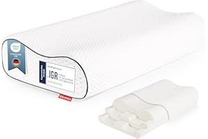 ‎BLUMTAL Blumtal Nackenstützkissen - Orthopädisches Kissen - Memory Foam Kissen - Oeko-TEX zertifiziertes Kopfkissen Nackenschmerzen - ergonomisches Kopfkissen Seitenschläfer - Nackenkissen Bett - Neck Pillow