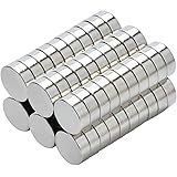 Yizhet 50 Stück Magnete Ultra Magnet Supermagnete Haushaltsmagnete 8x3 mm Mini Magnet für Magnettafel, Whiteboard, Tafel, Pin