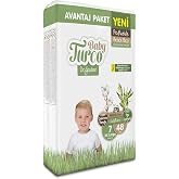 Baby Turco Doğadan Avantaj Paketi Pofuduk Bebek Bezi 7 Numara Xxlarge 48 Adet