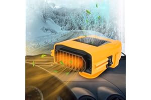 Bestcool Riscaldatore Portatile per Auto, 2 in 1 Stufetta per Auto 12v 150w Riscaldamento Sbrinatore Parabrezza 360° Rotante riscaldatore sbrinatore Riscaldamento Veloce Rapidamente demister