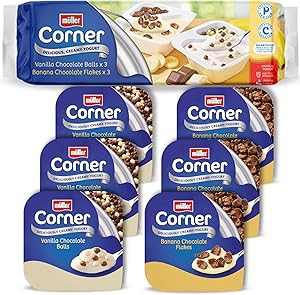 Müller Corner Crunch - 3 x Vanilla Chocolate / 3x B…|200