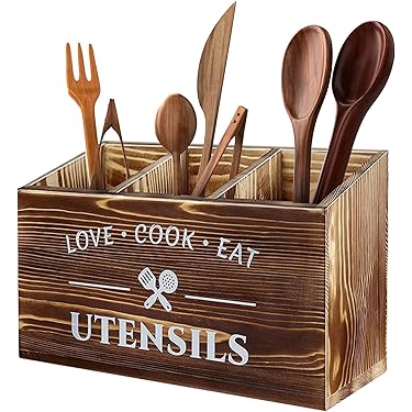 Boîte De Rangement Pour Couverts - Accessoire Pour Ustensiles De Cuisine - Acier Inoxydable - Lot De 2 Tailles Différentes - Maison