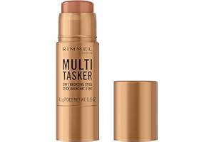 Rimmel London | Multitasker Bronzing Stick | Tono Medium 002 | Efecto bronceado glow | 4,5g