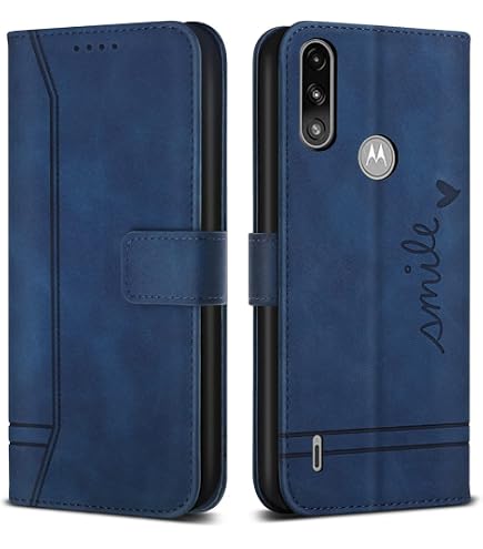 Custodia Verco Per Motorola Moto E7 – Portafoglio In PU Pelle Con Flip Cover E Supporto, Nero