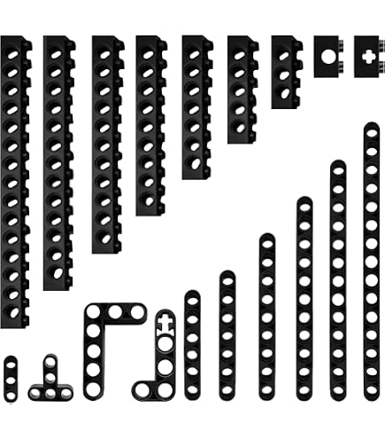 EXFEA Set Pezzi Di Ricambio Tecnici 116 Pezzi - Compatibili Con Technic, Ingranaggi E Assi