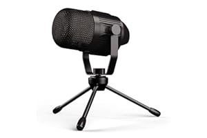 MAJORITY RS1 USB Microphone for PC | Gaming Microphone, Plug and Play | Podcast, Streaming, Recording Cardioid Mic | Laptop, Mac, Computer Condenser Desk Microphone | Professional Studio Work Mic