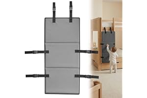 GWAEPU Etagenbett Leiterabdeckung: Hochbett Treppenschutz Kinder 78x38cm Verhindert DASS Kinder Klettern mit Verstellbarem Riemenverschluss
