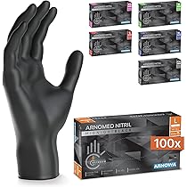 ABD 100 guanti in nitrile monouso taglia S, guanti